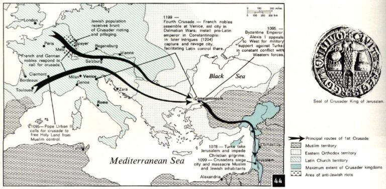 The Holy Crusades (Photo: The MacMillan Atlas History of Christianity)