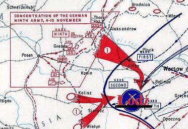 The Battle of Lodz Map (Photo: Amino)