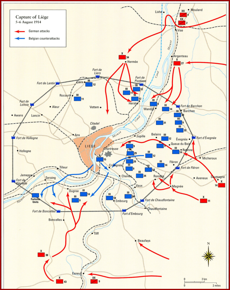 The Capture of Liege by the Germans (Photo: War Gaming Society)