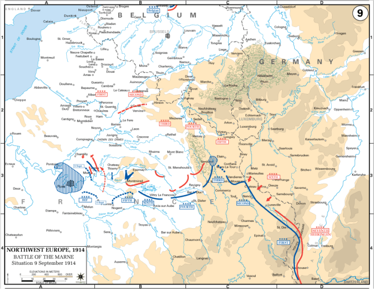 First Battle of Marne Map (Photo: Vox)