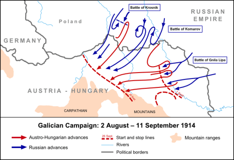 The Battle of Galicia Map (Photo: mrhts)