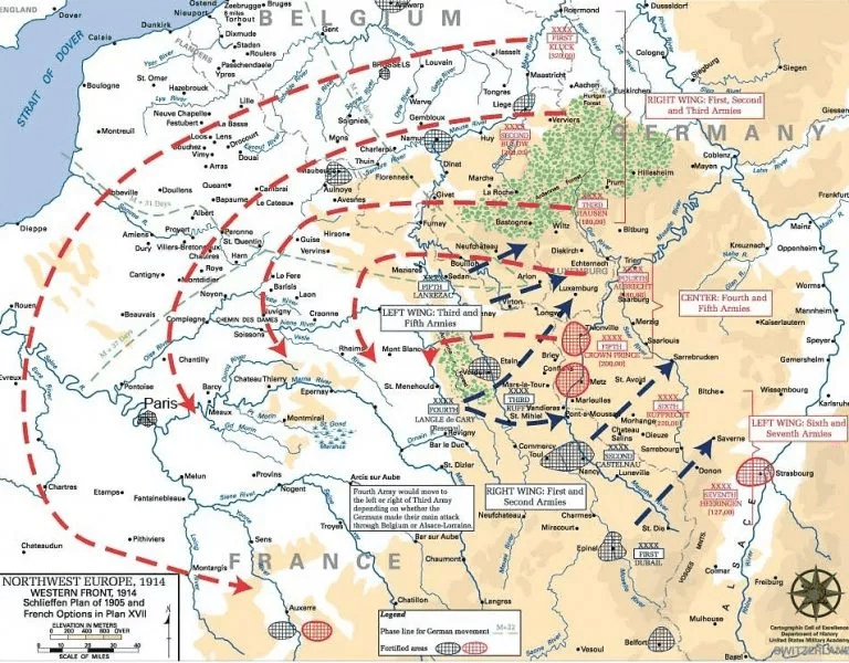 The Schlieffen Plan (Photo: United States Military Academy)