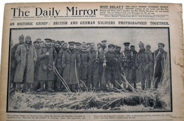 Fraternizing With the Enemy: The Christmas Truce of 1914 (Photo: Collectors Weekly)