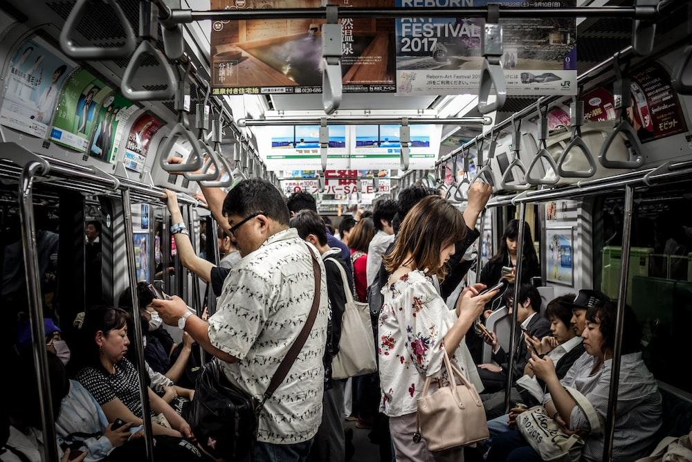 Inside a Commuter Train (Photo: Hugh Han)