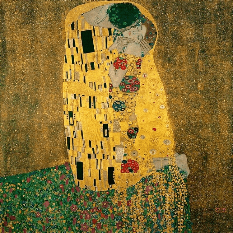 “The Kiss” by Gustav Klimt