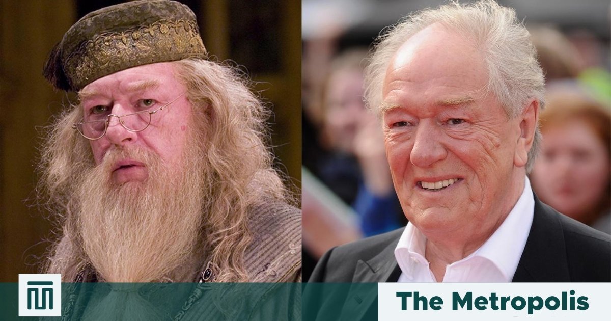 Michael Gambon Professor Dumbledore In The Harry Potter Series